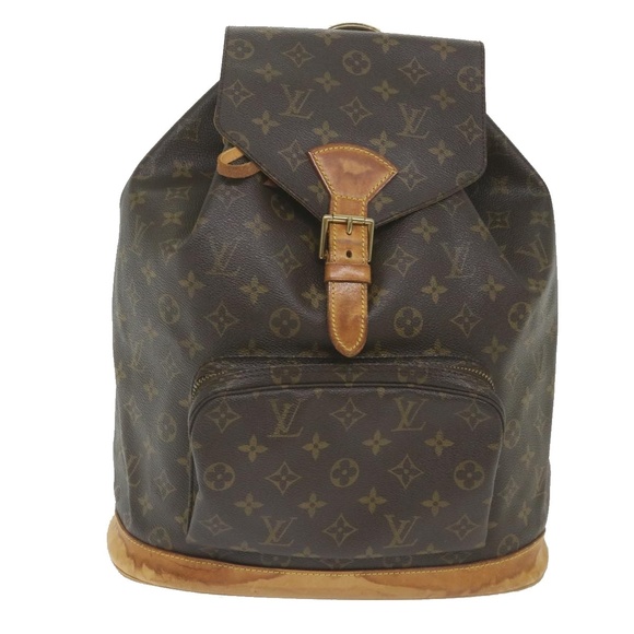 Louis Vuitton Montsouris Brown Canvas backpack - Picture 1 of 10
